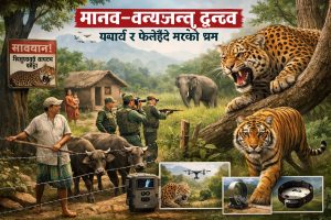 मानव–वन्यजन्तु द्वन्द्व : यथार्थ र फैलिँदै गएको भ्रम